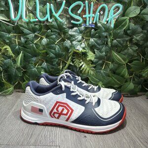 Born Primitive Savage 1 Men's Training Shoe Sneaker USA White Red Blue Size 9.5